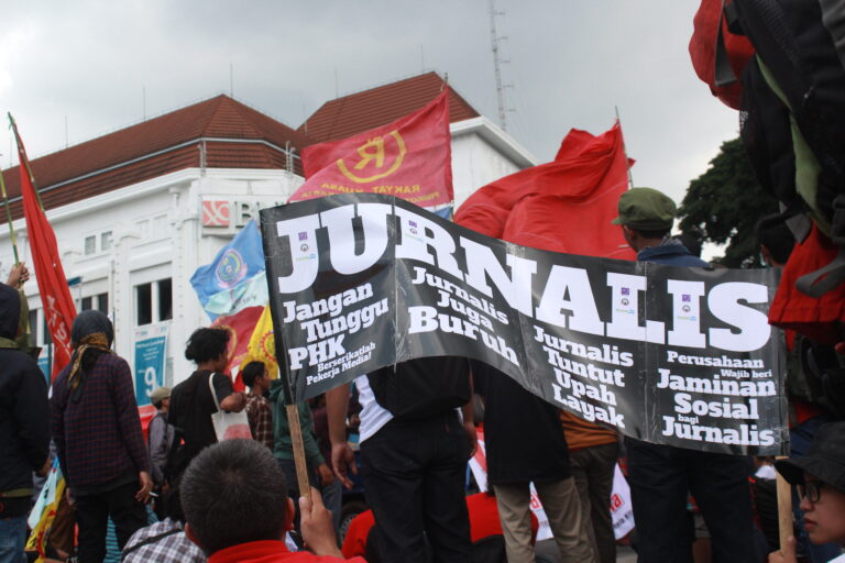 Tuntutan Jurnalis di Hari Buruh Intenational