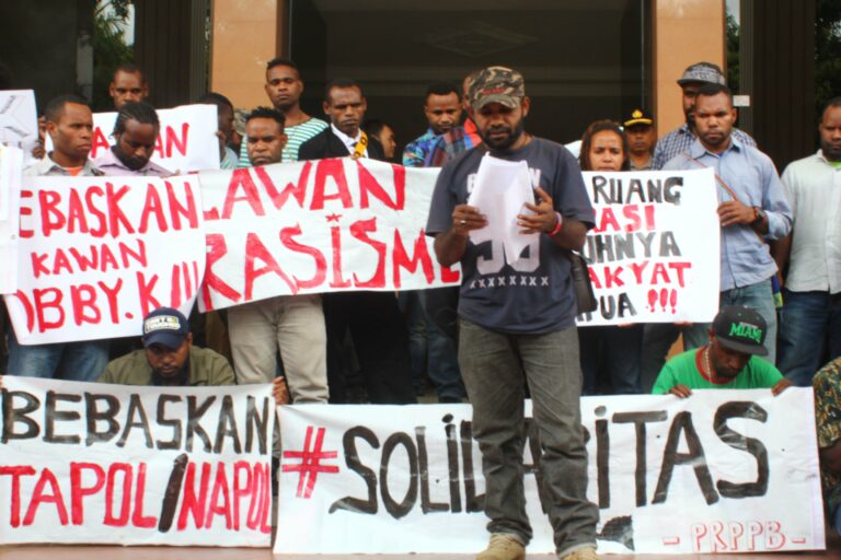 Sidang Praperadilan dan Solidaritas untuk Obi Kagoya