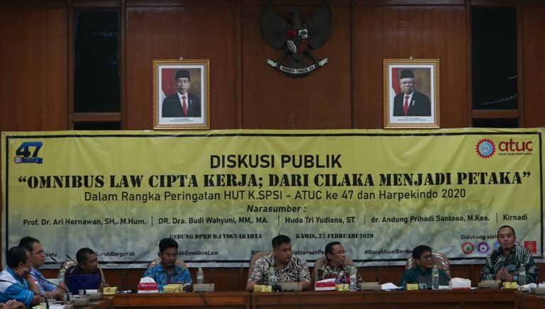 Serikat Buruh Vs Investor Dalam RUU Cipta Kerja