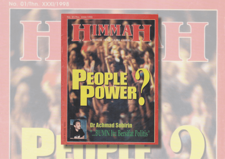 Majalah HIMMAH No. 01/Thn. XXXI/1998 – People Power?