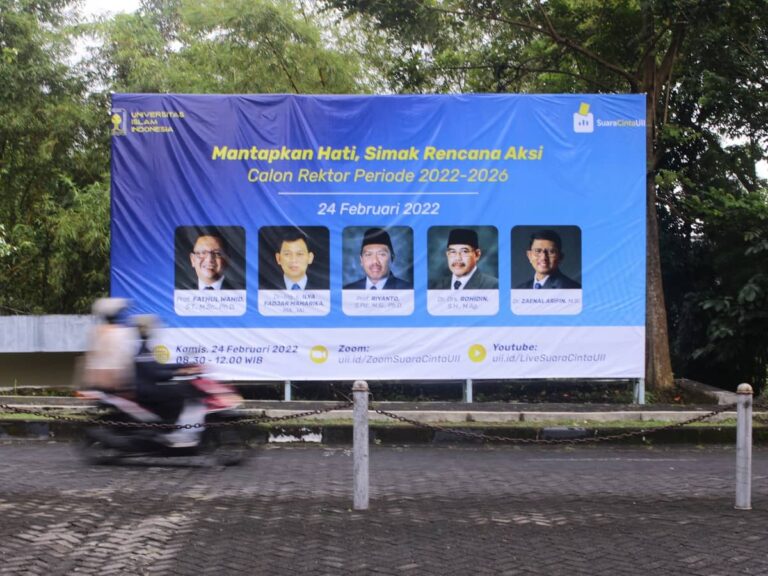 Statistik Rencana Aksi Calon Rektor UII 2022-2026