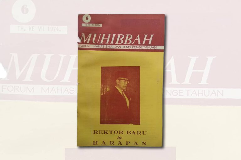 Majalah MUHIBBAH No. 6/Th. Ke VII/1974 – Rektor Baru & Harapan