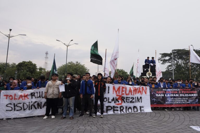 Aliansi Jogja Melawan Tolak Rezim Tiga Periode