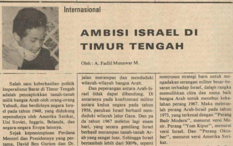 Ambisi Israel di Timur Tengah