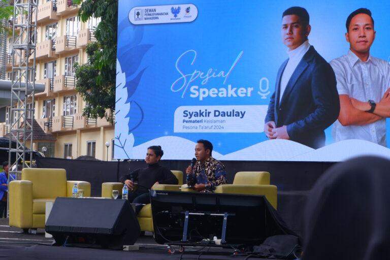 Syakir Daulay Inspirasi Mahasiswa, Shalawat dan Mindset Islami Kunci Sukses Generasi Muda